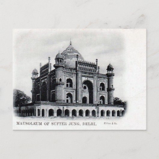 Oud Briefkaart - Delhi, India (Voorkant)