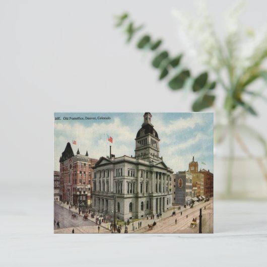 Oud Briefkaart - Denver, Colorado (Staand voorkant)