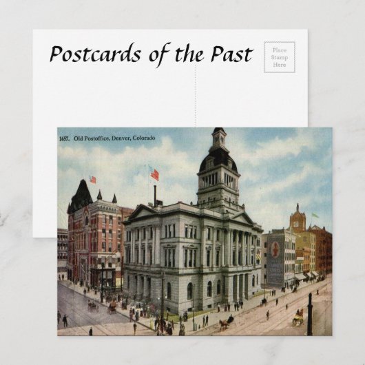 Oud Briefkaart - Denver, Colorado (Voorkant / Achterkant)