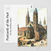 Oud Briefkaart - Der Dom, Bamberg, Bayern (Voorkant / Achterkant)
