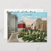 Oud Briefkaart - Detroit, Michigan (Voorkant / Achterkant)