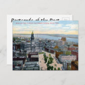 Oud Briefkaart - Detroit, Michigan, VS (Voorkant / Achterkant)