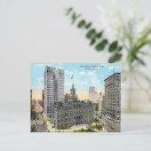 Oud Briefkaart - Detroit, Michigan, VS (Staand voorkant)