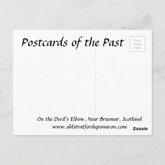Oud Briefkaart - Devil's Elbow (Achterkant)