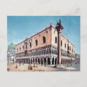 Oud Briefkaart - Doge's Palace, Venetië (Voorkant)