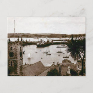 Oud Briefkaart - Dokken, Falmouth, Cornwall