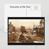 Oud Briefkaart - Donegall Square, Belfast (Voorkant / Achterkant)