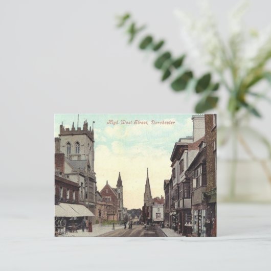 Oud Briefkaart - Dorchester, Dorset (Staand voorkant)