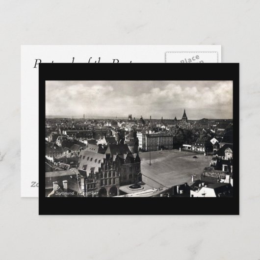 Oud Briefkaart - Dortmund, Hansaplatz