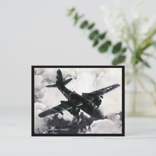 Oud Briefkaart - Douglas A-20 "Havoc" (Staand voorkant)