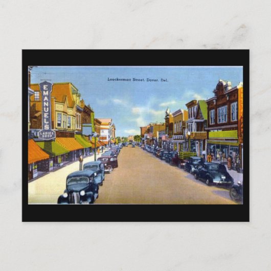 Oud Briefkaart - Dover, Delaware (Voorkant)