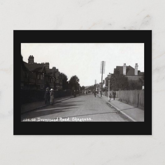 Oud Briefkaart - Drummond Road, Skegness (Voorkant)