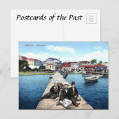 Oud Briefkaart - Durazzo/Durres, Albanië (Voorkant / Achterkant)