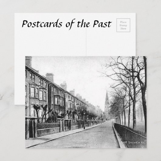 Oud Briefkaart - East Dulwich, Londen (Voorkant / Achterkant)