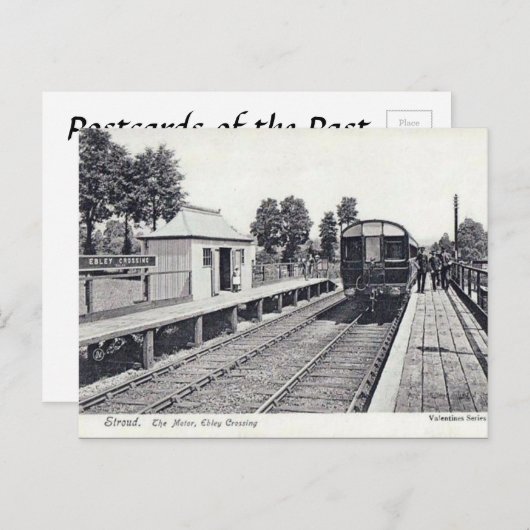 Oud Briefkaart - Ebley Crossing, Stroud, Glos (Voorkant / Achterkant)