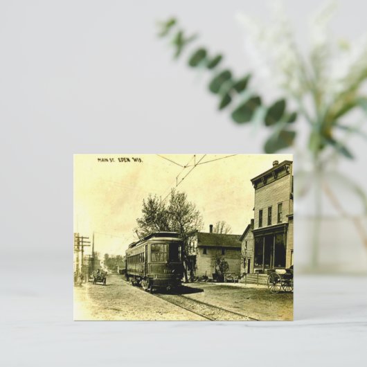 Oud Briefkaart - Eden Wisconsin (Staand voorkant)