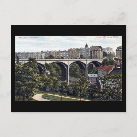 Oud Briefkaart, Edinburgh, Dean Bridge Briefkaart (Voorkant)