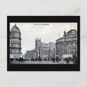 Oud Briefkaart, Edinburgh, West End Briefkaart