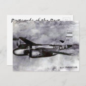 Oud Briefkaart - een Douglas A-26 Vader (Voorkant / Achterkant)