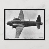 Oud Briefkaart - een Vickers Wellington-blok (Voorkant)