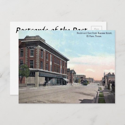 Oud Briefkaart - El Paso, Texas (Voorkant / Achterkant)