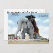 Oud Briefkaart - Elephant Hotel, Atlantic City (Voorkant / Achterkant)