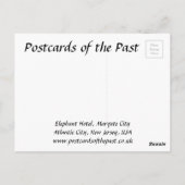 Oud Briefkaart - Elephant Hotel, Atlantic City (Achterkant)