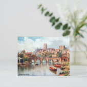 Oud Briefkaart - Elvet Bridge, Durham (Staand voorkant)