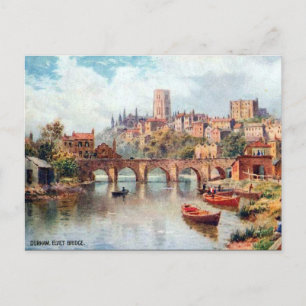 Oud Briefkaart - Elvet Bridge, Durham