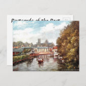 Oud Briefkaart - Ely Cathedraal van de Ouse (Voorkant / Achterkant)