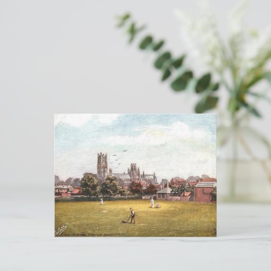 Oud Briefkaart - Ely Cathedral, Cambridgeshire (Staand voorkant)