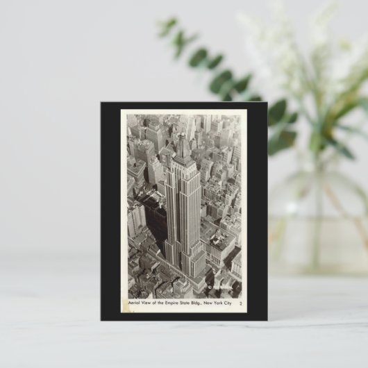 Oud Briefkaart - Empire State Building, NYC (Staand voorkant)