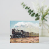 Oud Briefkaart - Empire State Express (Staand voorkant)