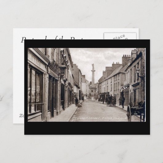 Oud Briefkaart - Ennis, Co Clare (Voorkant / Achterkant)