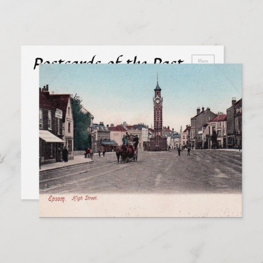 Oud Briefkaart - Epsom, Surrey (Voorkant / Achterkant)