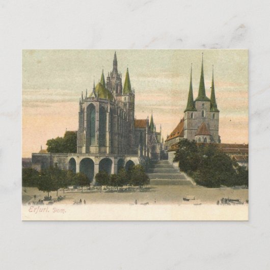 Oud Briefkaart - Erfurt, Thüringen, Duitsland (Voorkant)