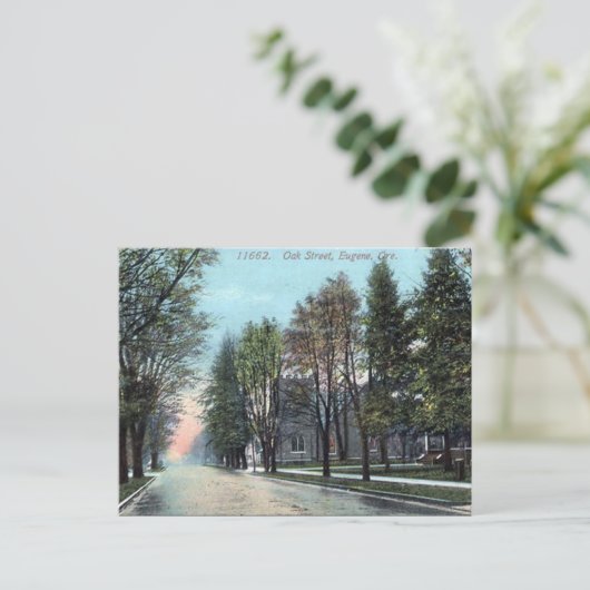 Oud Briefkaart - Eugene, Oregon (Staand voorkant)