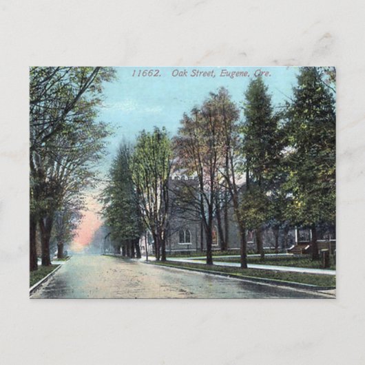 Oud Briefkaart - Eugene, Oregon (Voorkant)