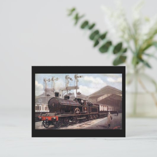 Oud Briefkaart - Euston, Scotch Express (Staand voorkant)