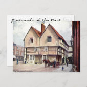 Oud Briefkaart - Evesham, Worcestershire (Voorkant / Achterkant)