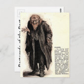Oud Briefkaart - Fagin van "Oliver Twist" (Voorkant / Achterkant)