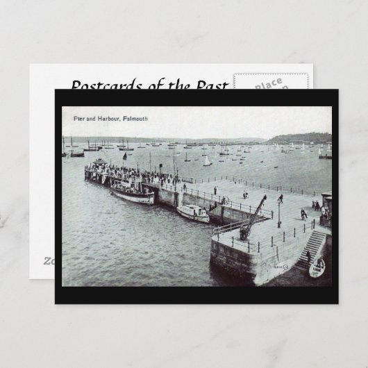 Oud Briefkaart - Falmouth, Cornwall (Voorkant / Achterkant)