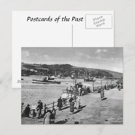 Oud Briefkaart - Falmouth, Cornwall (Voorkant / Achterkant)