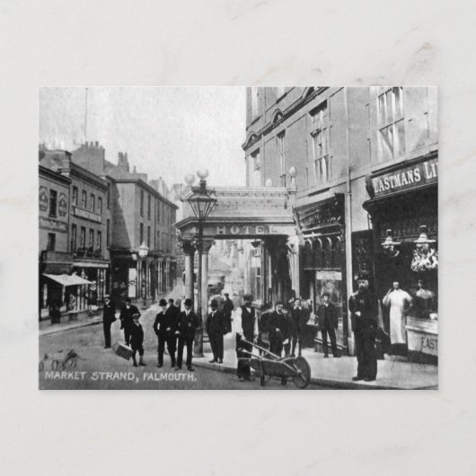 Oud Briefkaart - Falmouth, Cornwall (Voorkant)