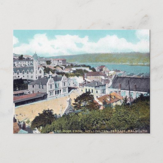 Oud Briefkaart - Falmouth, Cornwall (Voorkant)