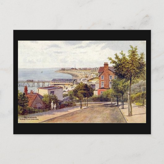 Oud Briefkaart - Felixstowe, Suffolk (Voorkant)