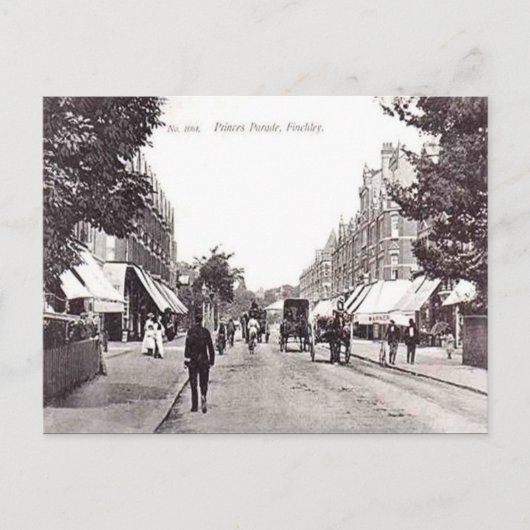 Oud Briefkaart - Finchley, Londen (Voorkant)