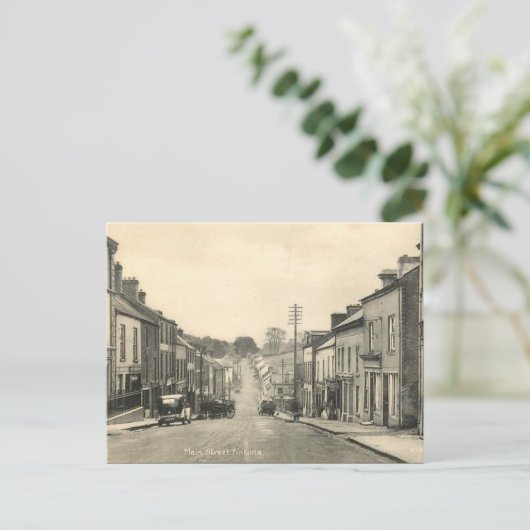 Oud Briefkaart - Fintona, Co Tyrone (Staand voorkant)