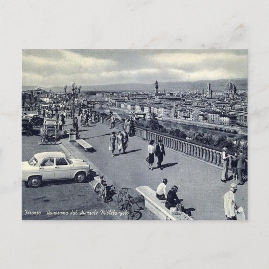 Oud Briefkaart - Florence - Firenze - Italië (Voorkant)