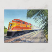 Oud Briefkaart - Florida E Coast Railway Streamlin (Voorkant)